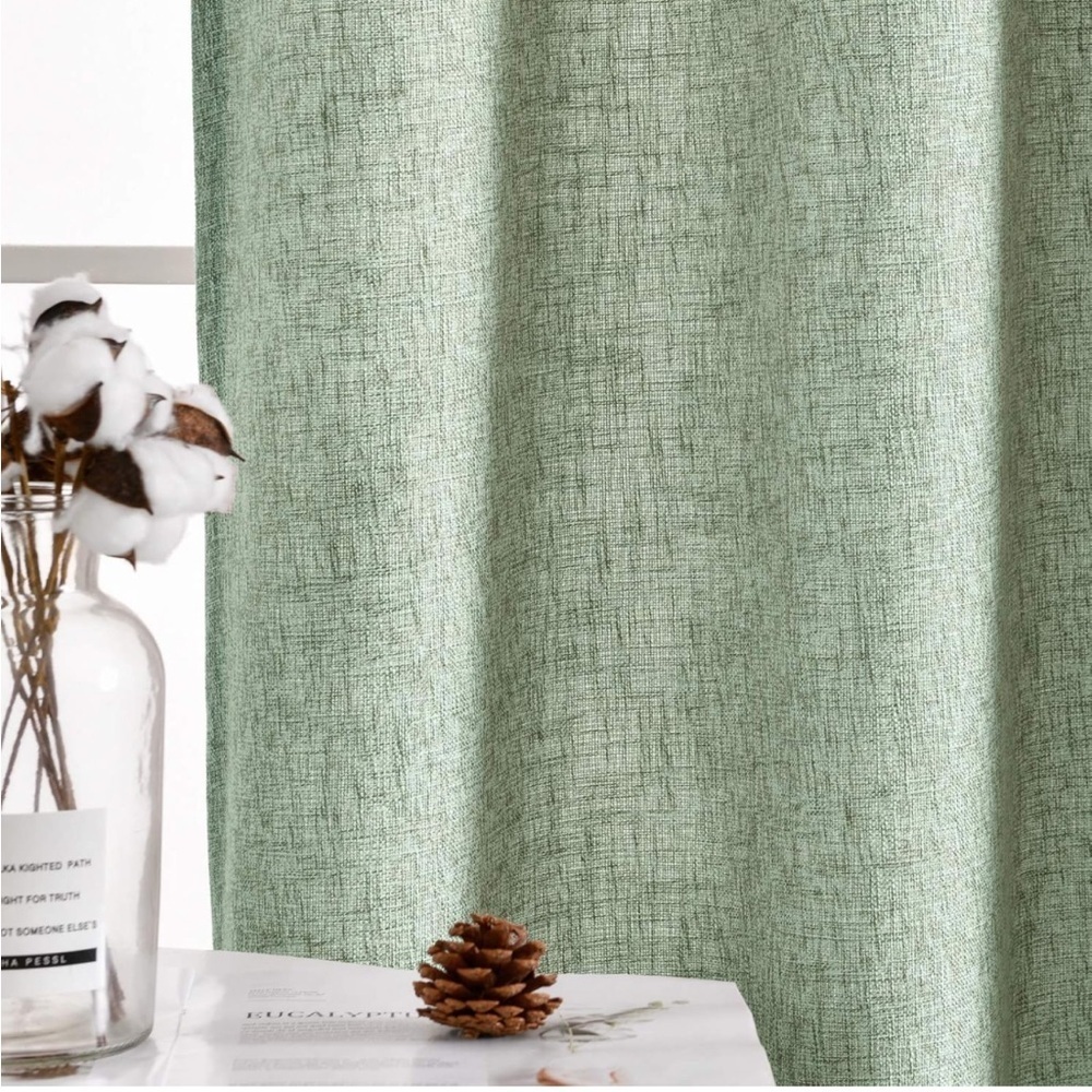 JINCHAN FAUX LINEN CURTAINS - Picture 6 of 7